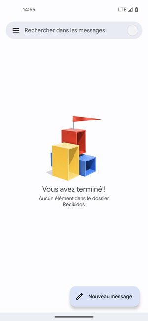 Votre messagerie Gmail est prête à l'emploi