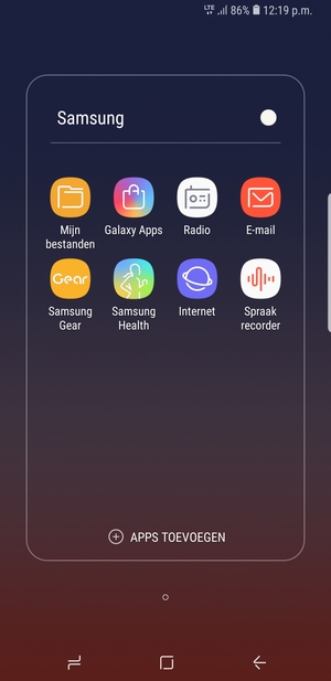 Selecteer E-mail