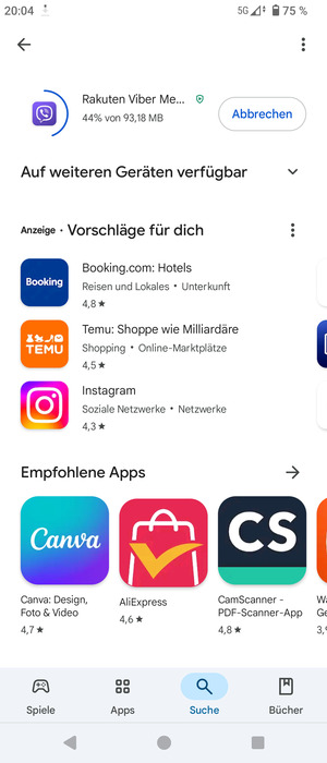 Warten Sie, bis der Installationsprozess  beendet ist