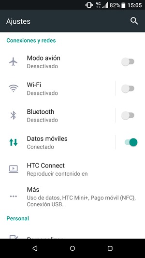 Seleccione Wi-Fi
