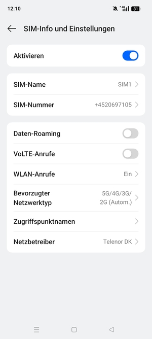 Wählen Sie Zugriffspunktnamen
