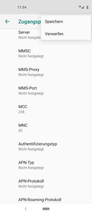 Wählen Sie Speichern