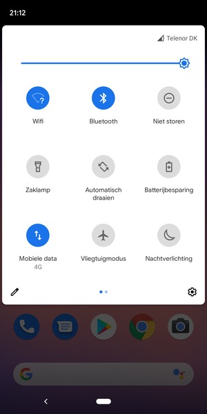 Schakel Wifi en Bluetooth uit