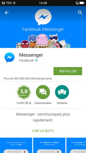 Sélectionnez INSTALLER