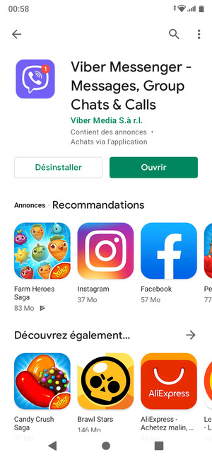 Sélectionnez Ouvrir