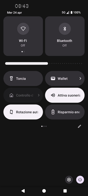 Scorrere verso sinistra