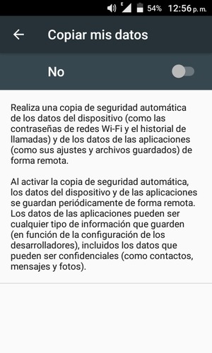 Active Copiar mis datos