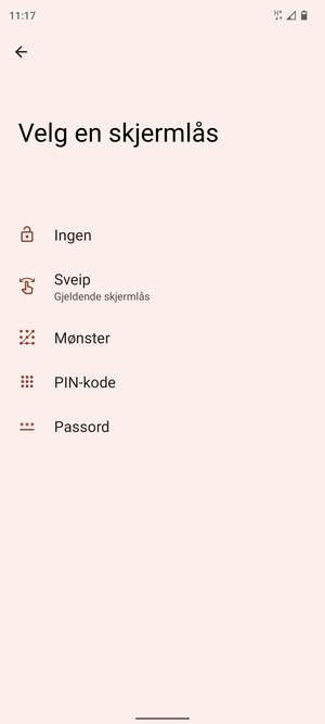 Velg Mønster
