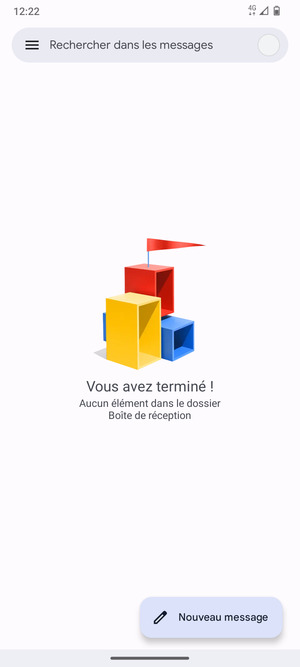Votre messagerie Gmail est prête à l'emploi