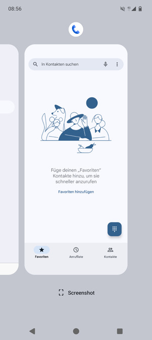 Apps nach oben streifen, um sie zu schliessen