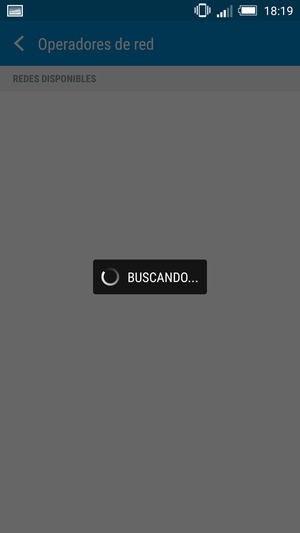 Espere a que la búsqueda termine