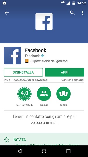 Seleziona APRI