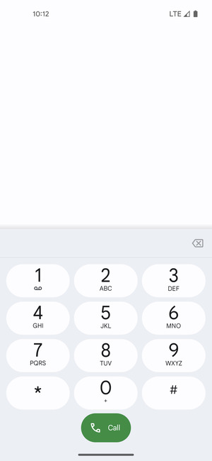 Press and hold the number 1