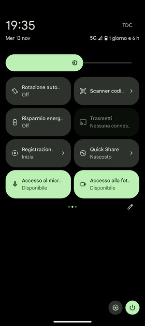 Seleziona Risparmio energetico