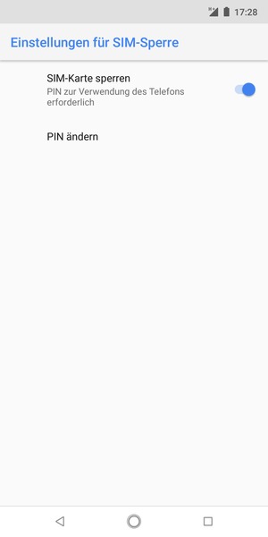 Wählen Sie PIN ändern