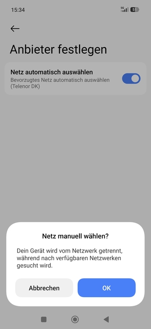 Wählen Sie OK