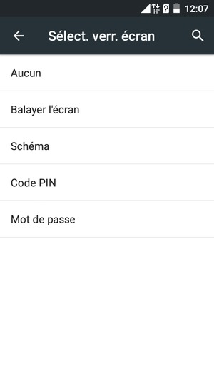 Sélectionnez Schéma