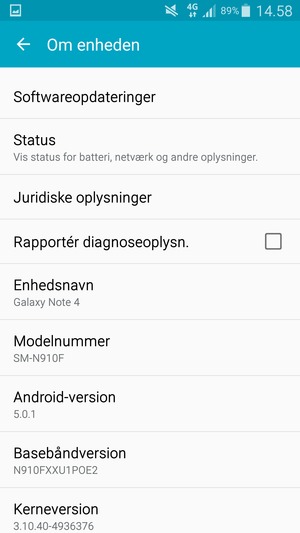 Vælg Softwareopdateringer