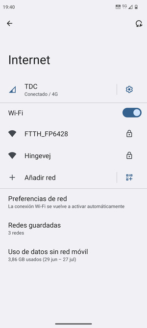 Seleccione la red inalámbrica a la que desea conectarse