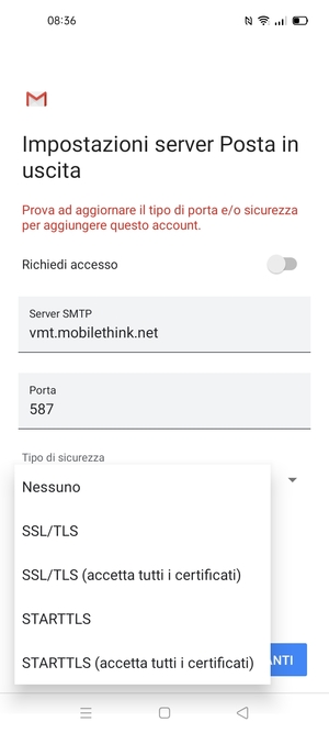 Seleziona Nessuno