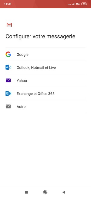 Sélectionnez Autre
