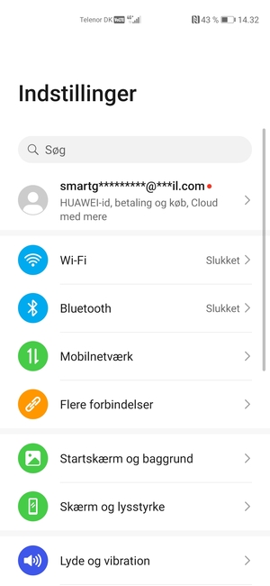 Vælg Mobilnetværk