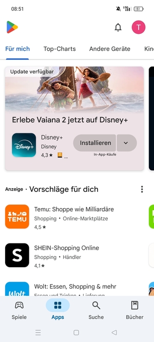 Wählen Sie Suche