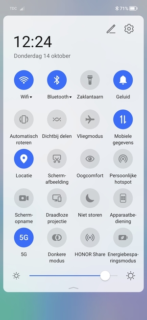 Schakel Wifi en Bluetooth uit