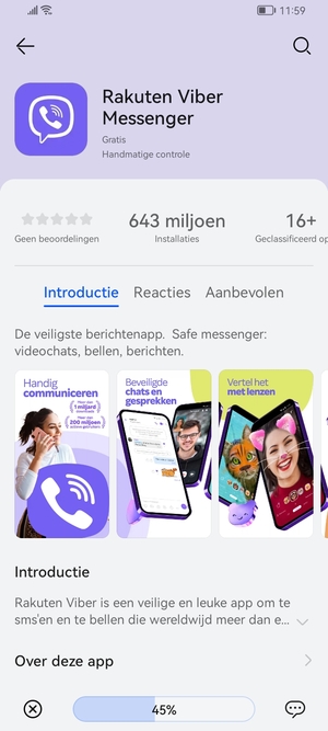 Wacht tot het installatieproces beëindigd is