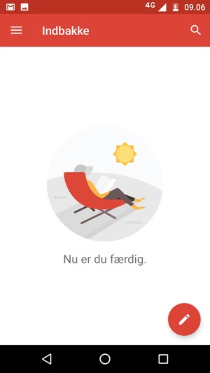 Din konto er klar til brug