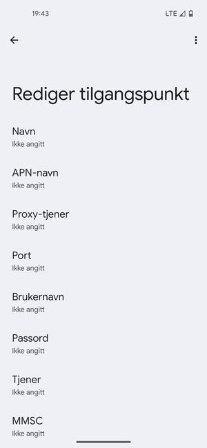 Skriv inn MMS-informasjon