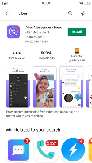 Select the app