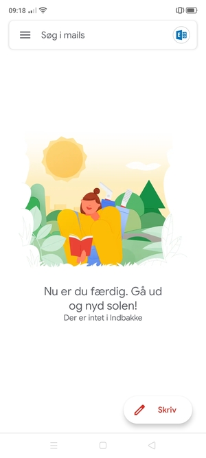 Din konto er klar til brug