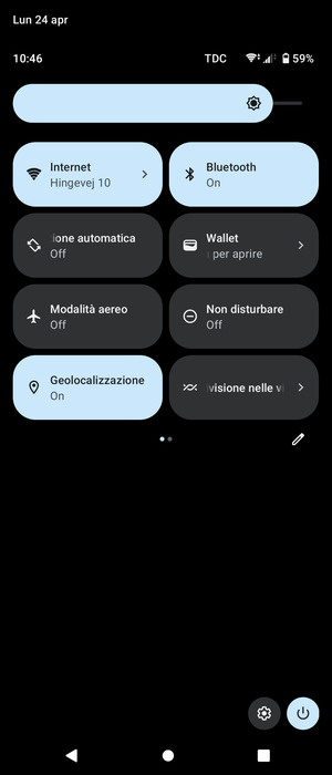 Seleziona Internet
