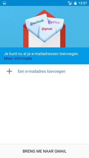 Selecteer Een e-mailadres toevoegen
