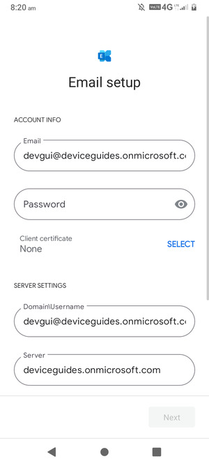Enter your password