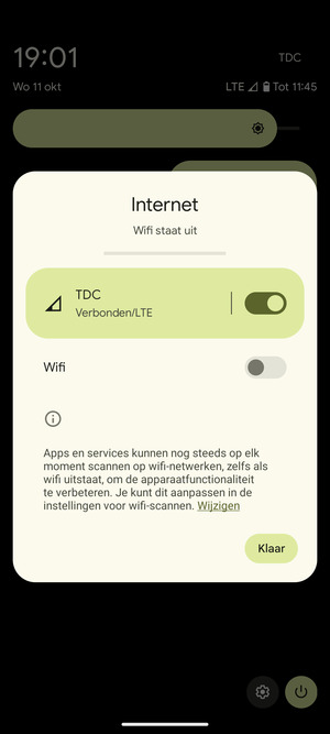 Selecteer Klaar