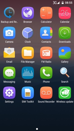 Select Settings