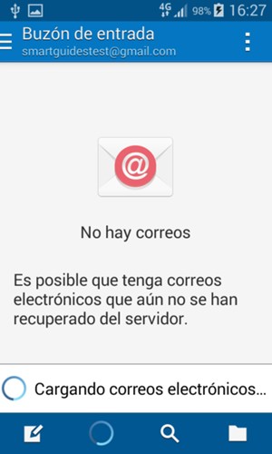 Su Gmail/Hotmail está listo para usar