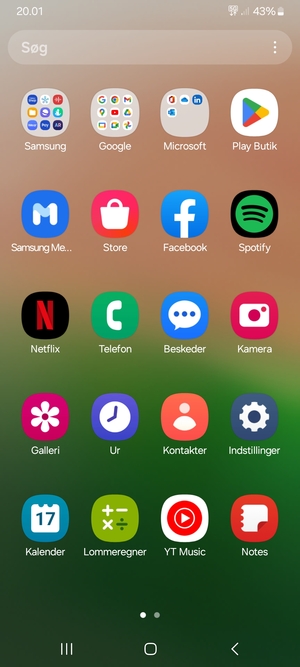 Vælg Indstillinger