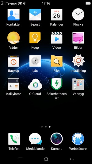 Välj Inställning