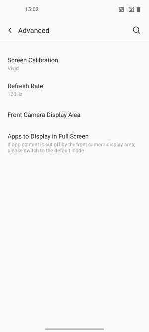 Select Refresh Rate