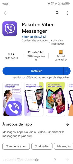 Sélectionnez Installer