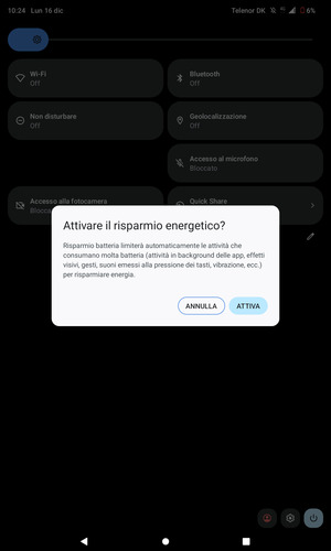 Seleziona ATTIVA
