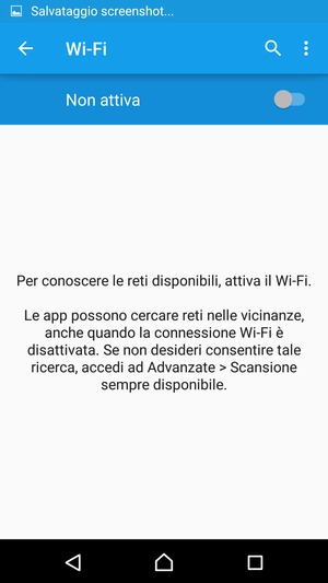 Attiva Wi-Fi