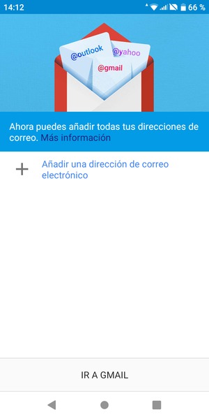 Seleccione Añadir una dirección de correo electrónico