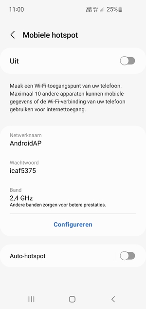 Selecteer Configureren