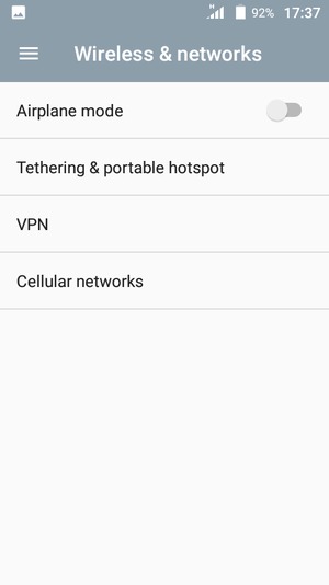 Select Tethering & portable hotspot