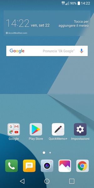 Seleziona Play Store