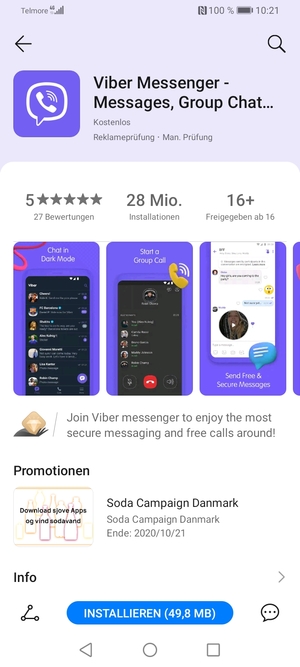 Wählen Sie INSTALLIEREN